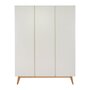 Quax Trendy Wardrobe 3 Doors - Clay - Schrank