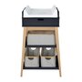 Quax Changing Table - Hip + Drawer - Moons./Nature Wickeltisch