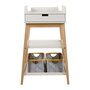 Quax Changing Table - Hip + Drawer - Clay/Naturel Wickeltisch