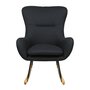 Quax Rocking Chair Adult -  Basic - Black Schaukelstuhl