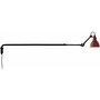 DCW Lampe Gras N°213 Wandleuchte Rund Schrim - Rot