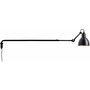 DCW Lampe Gras N°213 Wandleuchte Rund Schrim - Schwarz/Kupfer