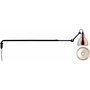 DCW Lampe Gras N°213 Wandleuchte Rund Schrim - Kupfer/Weiss