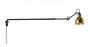 DCW Lampe Gras N°213 Wandleuchte Rund Schrim - Brass