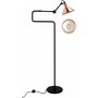 DCW Lampe Gras N°411 Stehleuchte Konisch Schrim - Kupfer/Weiss