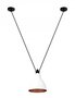 DCW Lampe Acrobates de Gras N°323 L Pendelleuchte Rund - White &  Copper Inside