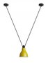 DCW Lampe Acrobates de Gras N°323 L Pendelleuchte Rund - Yellow