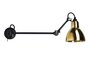 DCW Gras N°204 L40 SW - Wandleuchte: Messing
