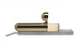 DCW ISP Tischlampe - White Marble - Natural Brass