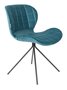 Zuiver OMG Velvet Chair - Petrol