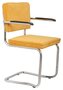 Zuiver Ridge Kink Rib Armchair - Yellow