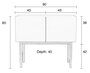 Zuiver High on Wood Cabinet 2DO