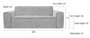 Zuiver Bor sofa 2,5 Seater