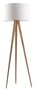 Zuiver Tripod Wood Floor Lamp - White