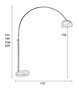 Zuiver Metal Bow Floor Lamp