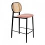 Zuiver Spike Counter Stool 64.5 cm - Natural/Pink