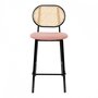 Zuiver Spike Counter Stool 64.5 cm - Natural/Pink