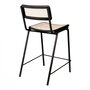 Zuiver Jort Counter Stool Black/Natural