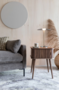Zuiver Barbier Side Table - Walnut