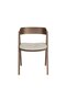 Zuiver Chair Pole Walnut - Stuhl mit Armlehne 