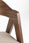 Zuiver Chair Pole Walnut - Stuhl mit Armlehne 