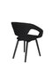 Zuiver Armchair Flexback Boucle Black - Stuhl mit Armlehne