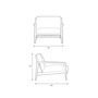Case Stanley Leather Armchair - Cream