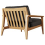 Case Stanley Leather Armchair - Black