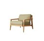 Case Stanley Armchair - Oak Frame- Fabric Miriam#2 Putty