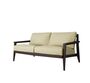 Case Stanley 2-Seater Sofa - Black Frame - Fabric Miriam#50 Sand