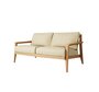 Case Stanley 2-Seater Sofa - Oak Frame- Fabric Miriam#50 Sand