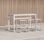 Case Eos Rectangular Bar Table - White