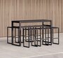 Case Eos Rectangular Bar Table - Black