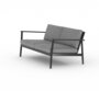 Case Eos 2-Seater Sofa - Black