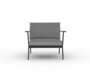 Case Eos Sofa Armchair - Black