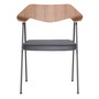 Case Furniture 675 - Stuhl - Black / Walnut