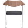 Case Furniture 675 - Stuhl - Black / Walnut
