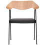 Case Furniture 675 - Stuhl - Oak and Black
