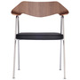 Case Furniture 675 - Stuhl - Oak and Chrome