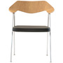 Case Furniture 675 - Stuhl - Oak and Chrome