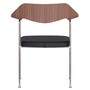 Case Furniture 675 - Stuhl - Walnut and Chrome