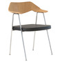 Case Furniture 675 - Stuhl - Oak and Chrome