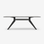 Case Cross - Esstisch - Black Stain 