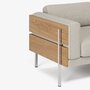 Case Forum - 3-Sitzer Sofa - Oak / Chalk