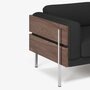 Case Forum -  Armsessel - Walnut / Slate