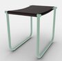 Cassina 9 Tabouret - Hocker - Grün Lackiert