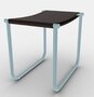 Cassina 9 Tabouret - Hocker - Hellblau Lackiert