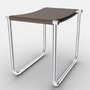 Cassina 9 Tabouret - Hocker - Verchromt - Schlamm