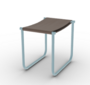 Cassina 9 Tabouret - Hocker - Schlamm_Hellblau_Lackiert