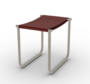 Cassina 9 Tabouret - Hocker - Schlamm_Lackiert_Rotbraun